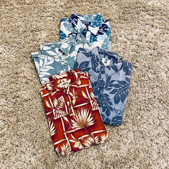 OXXO Men's Teal Floral Casual Button Down Shirt - Picture 3 of 3